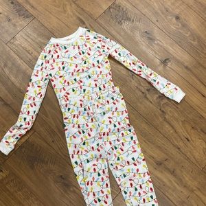 Pajamarama Unisex kids Christmas lights pajamas